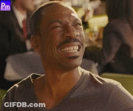 Man With Mustache Laughing At PM Screen GIF