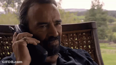 Man With Mustache Leaning On Railing Yo Soy Bandido GIF