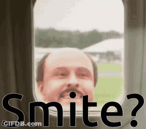 Man With Mustache Looking Out Airplane Window GIF