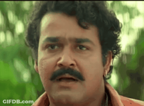 Man With Mustache Making A Face GIF