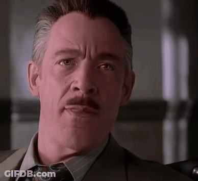 Man With Mustache Making Funny Face GIF