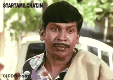 Man With Mustache Making Funny Face GIF