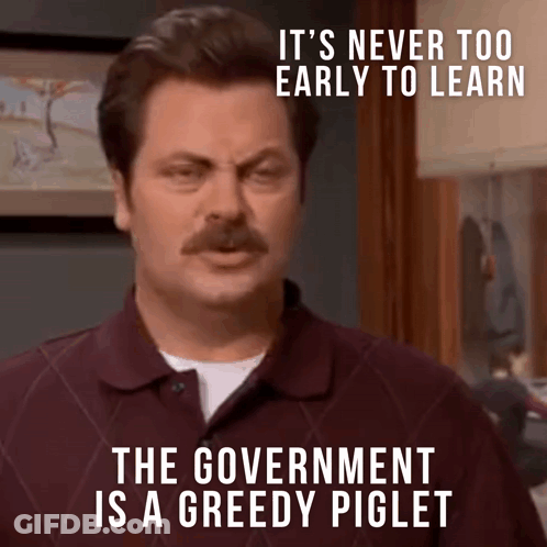 Man With Mustache: Never Too Early To Learn GIF