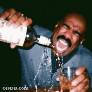 Man With Mustache Pouring Whiskey GIF