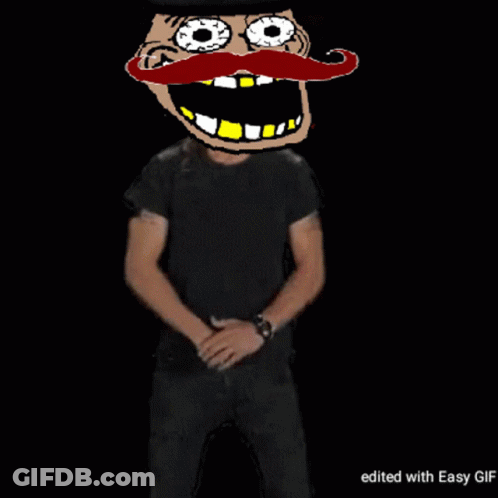 Man With Mustache Saying Do It GIF