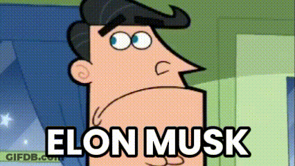 Man With Mustache Saying Elon Musk GIF