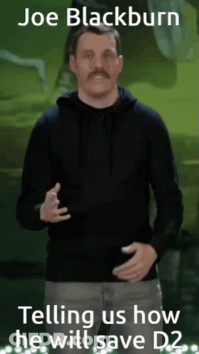 Man With Mustache Saying Joe Blackburn GIF
