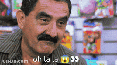 Man With Mustache Saying Oh La La GIF