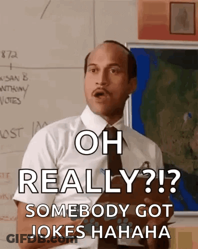 Man With Mustache Saying Oh Really GIF