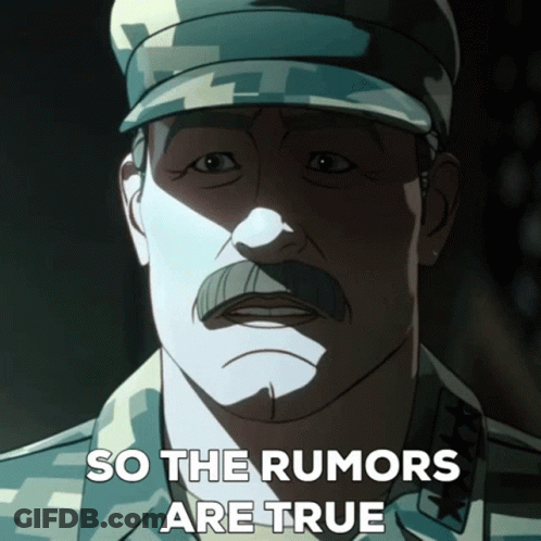 Man With Mustache Saying So The Rumors Are True GIF
