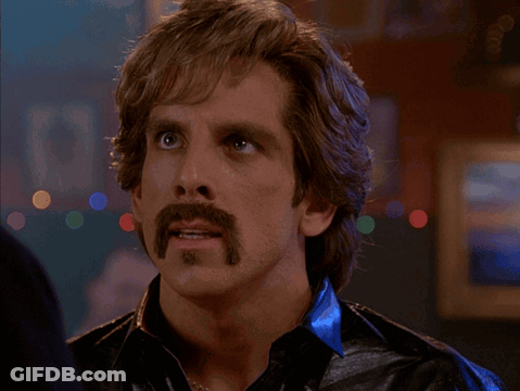 Man With Mustache Saying Touche GIF