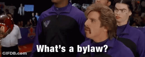 Man With Mustache Saying What Bylaw GIF