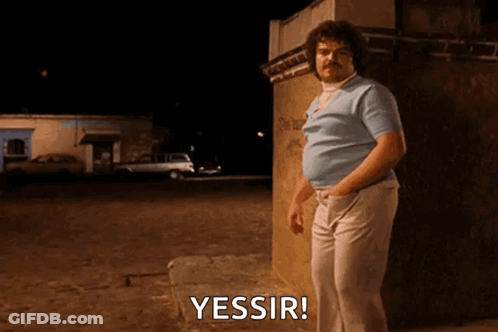 Man With Mustache Saying Yes Sir GIF