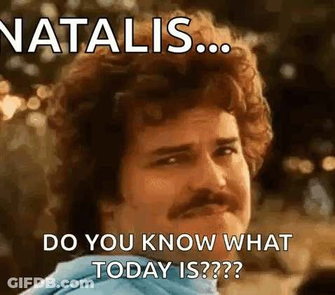 Man With Mustache Says Do You Know What Today Is GIF