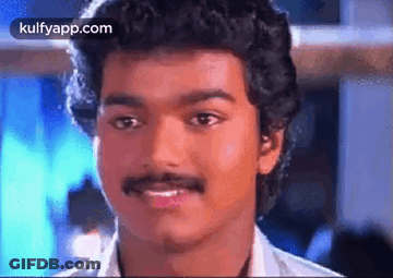 Man With Mustache Smiling GIF