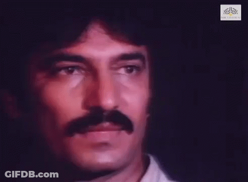 Man With Mustache Smiling GIF