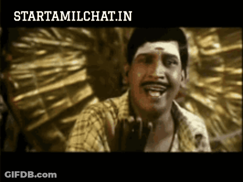Man With Mustache Smiling GIF