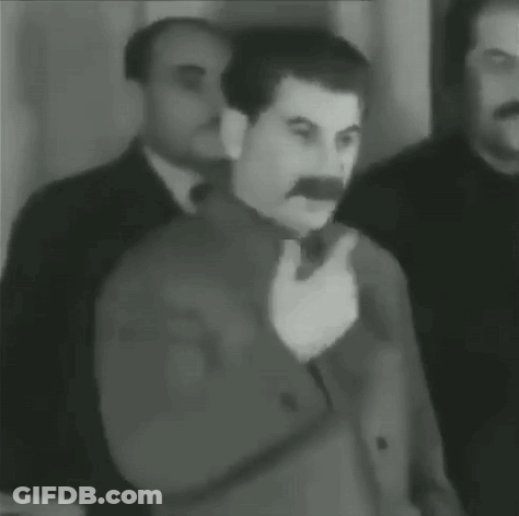 Man With Mustache Smoking Cigar GIF