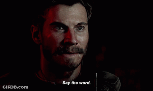 Man With Mustache Speaking GIF