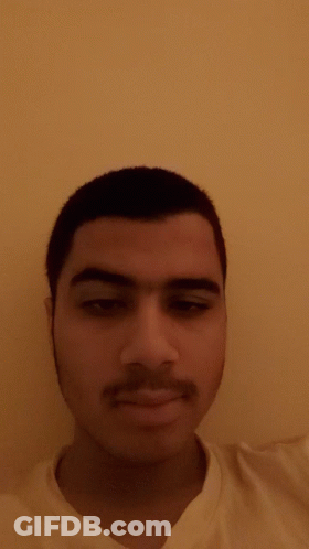 Man With Mustache Taking Selfie GIF