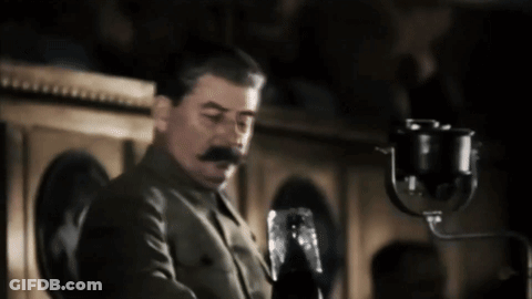 Man With Mustache Talking Into Microphone GIF