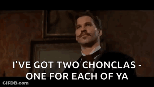 Man With Mustache Talking To Another Man GIF