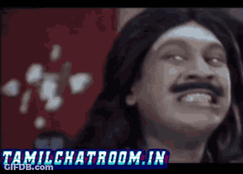Man With Mustache Tamilchatroom.in GIF