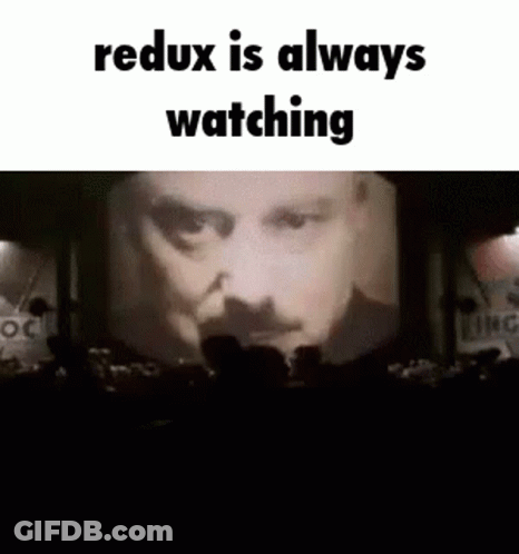 Man With Mustache Watching Movie On Large Screen GIF