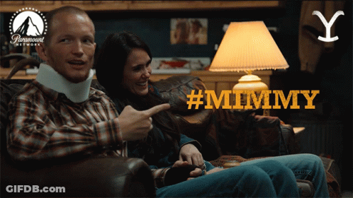 Man With Neck Brace Next To Woman On Couch GIF
