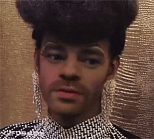 Man With Necklace And Earrings GIF