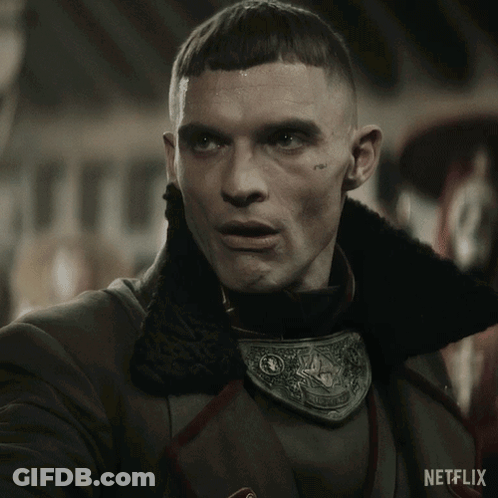 Man With Netflix Advertisement Behind Him GIF