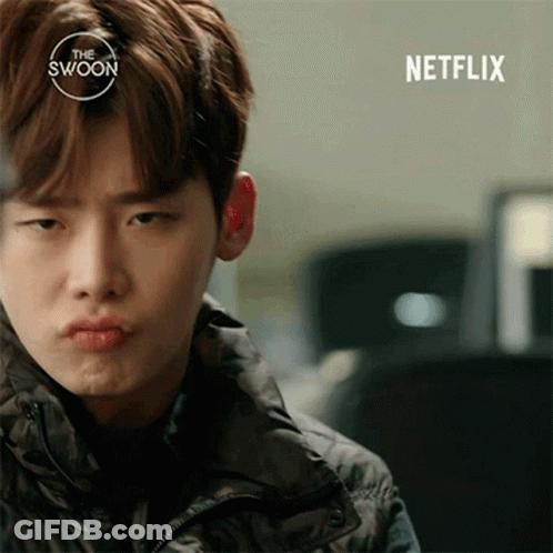 Man With Netflix Logo GIF