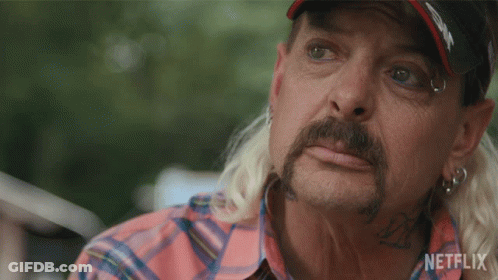 Man With Netflix Logo Shirt Close Up GIF