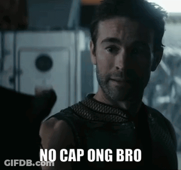 Man With No Cap Ong Bro Text GIF