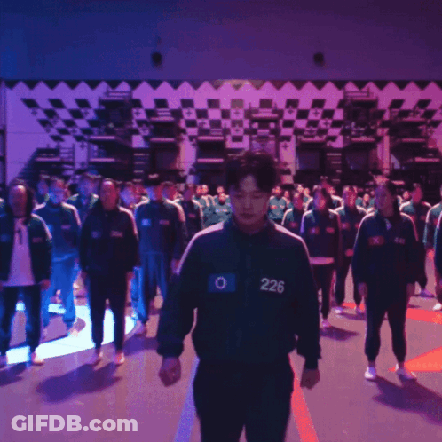Man With Number 226 On Jacket GIF