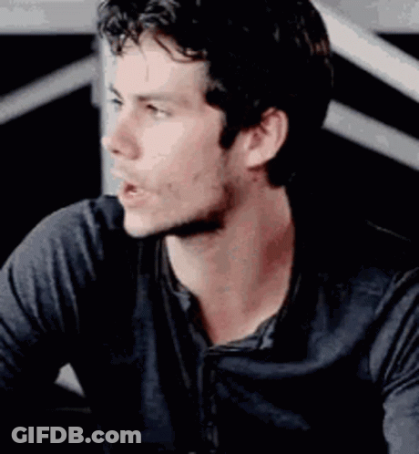 Man With Open Mouth And Beard GIF