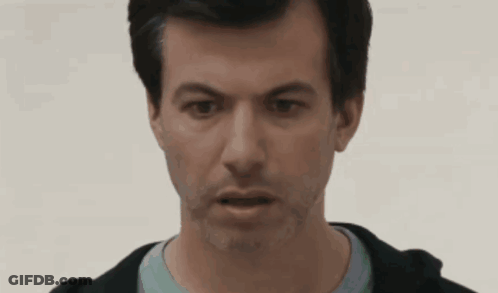 Man With Open Mouth And Beard Close Up GIF