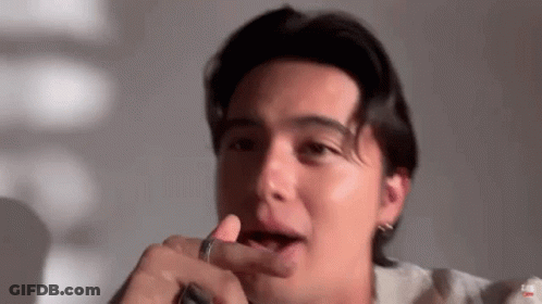Man With Open Mouth And Ring GIF