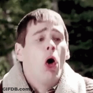 Man With Open Mouth And Scarf GIF