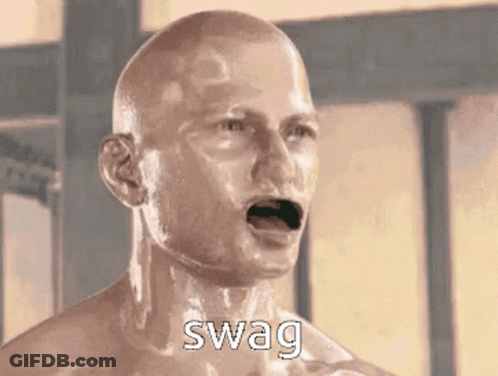Man With Open Mouth And Swag GIF