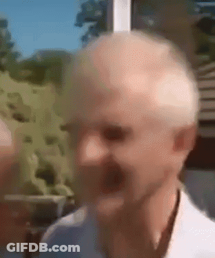 Man With Open Mouth Close Up GIF