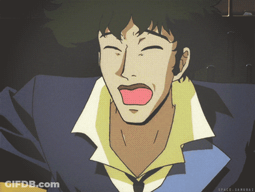 Man With Open Mouth Space-Samurai GIF