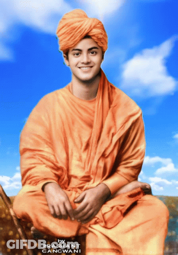 Man With Orange Turban By Prashant Cancwani GIF