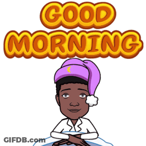 Man With Outstretched Arms Good Morning GIF