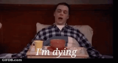 Man With Oxygen Mask Lying On Couch GIF