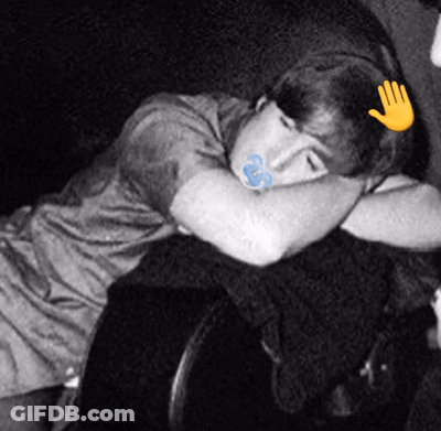 Man With Pacifier Laying Down GIF