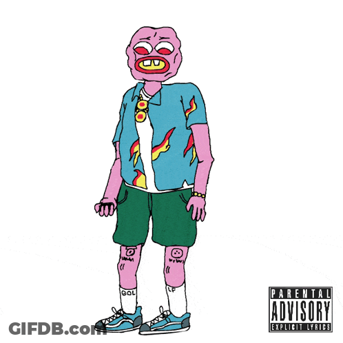 Man With Parental Advisory On Bottom GIF