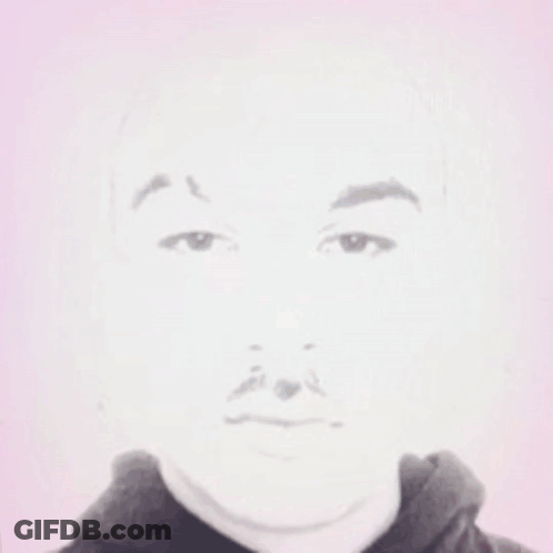 Man With Pink Bow GIF