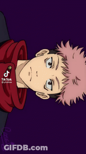 Man With Pink Hair And Black Nails GIF
