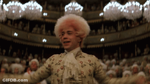Man With Pink Hair Dancing In Theatre GIF